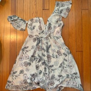 ASTR Asymmetrical Floral Dress